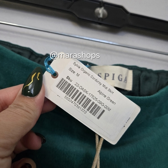 ASPIGA Sylvia Corduroy Midi Skirt - Picture 5 of 8